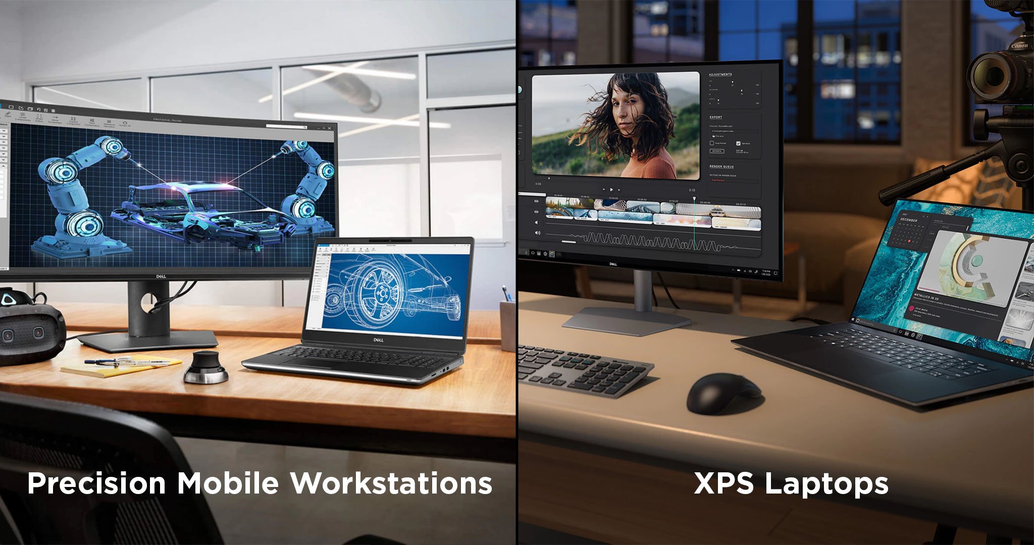 Dell Precision vs XPS banner image