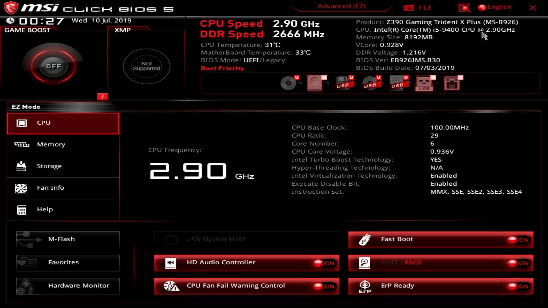 Msi Bios