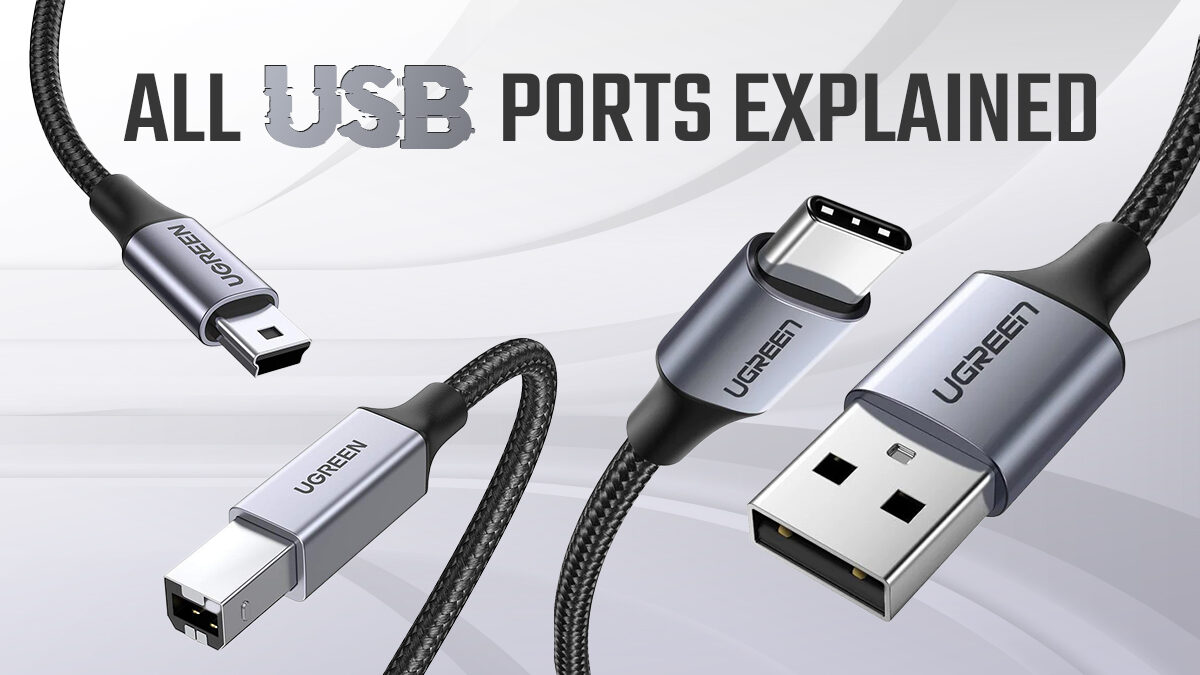Sidelæns vores På kanten All Types of USB Ports Explained & How to Identify them