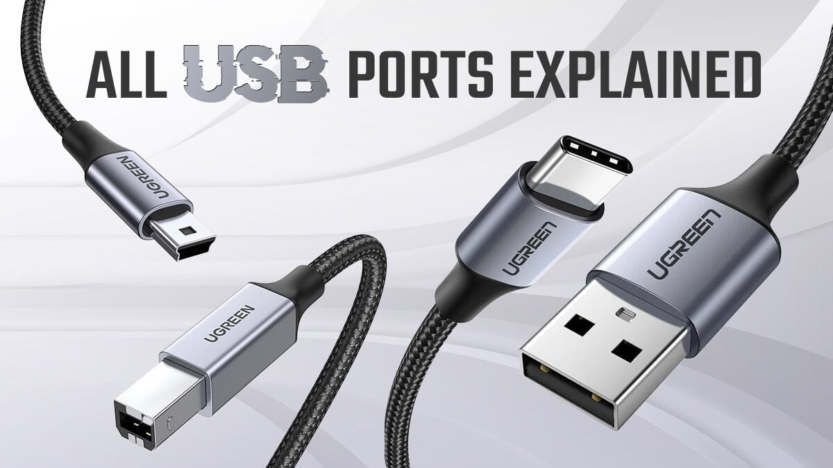 pels niveau Fjord All Types of USB Ports Explained & How to Identify them