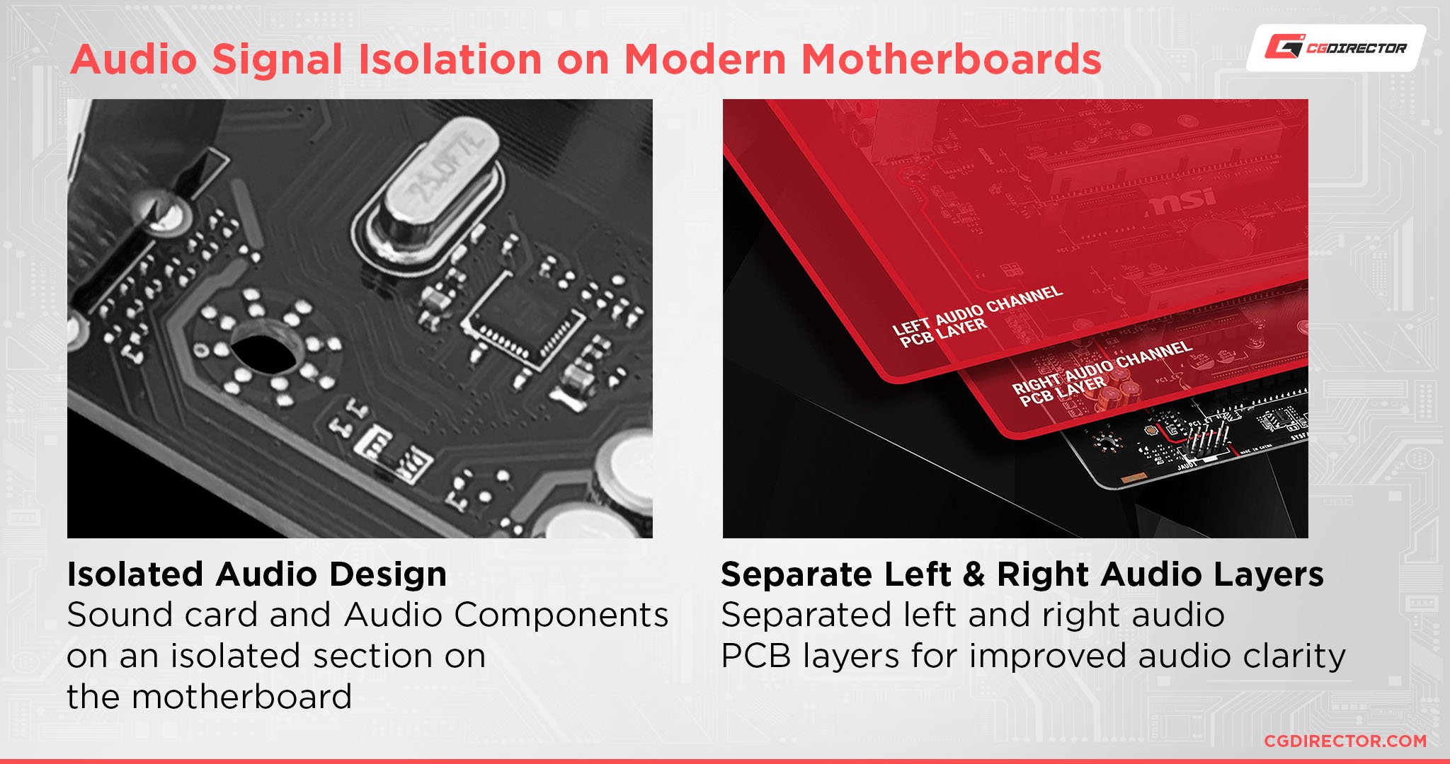 Audio Signal Isolation on Modern Motherboards