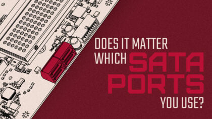 Does It Matter Which SATA Ports You Use? [It does.]