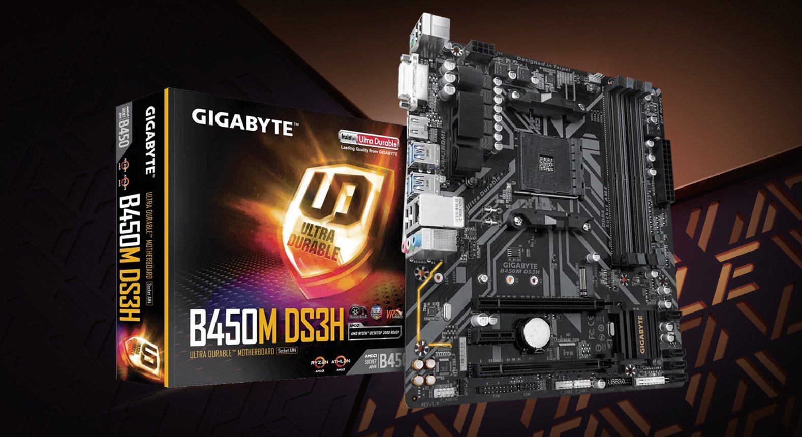 GIGABYTE B450M DS3H AM4