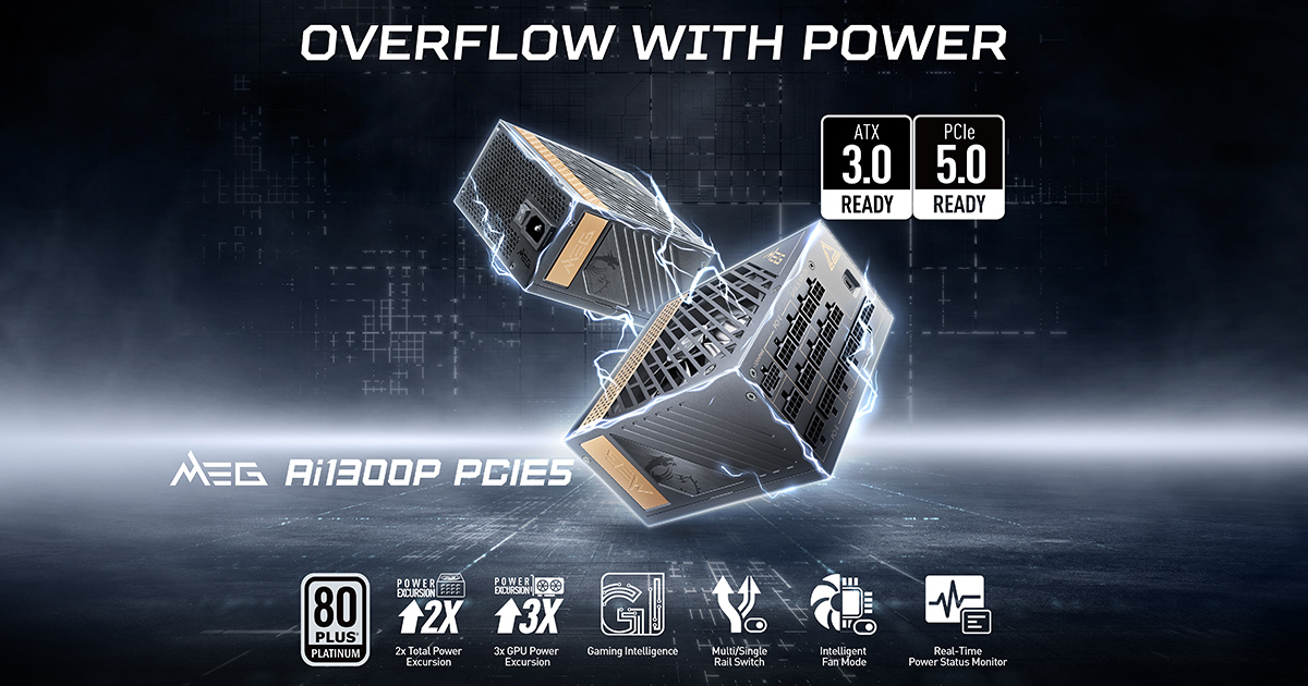 MSI MEG ATX 3.0 ready PSU