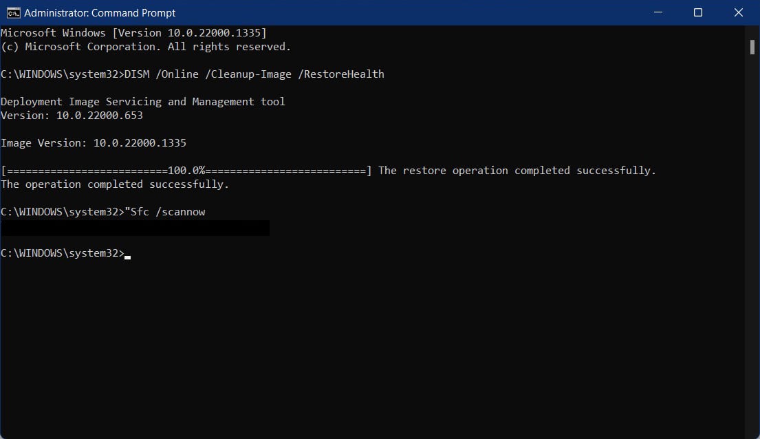Command Prompt DISM Tool