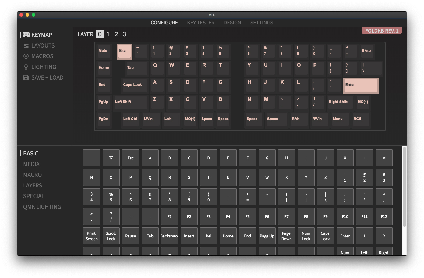 VIA Keyboard Configurator