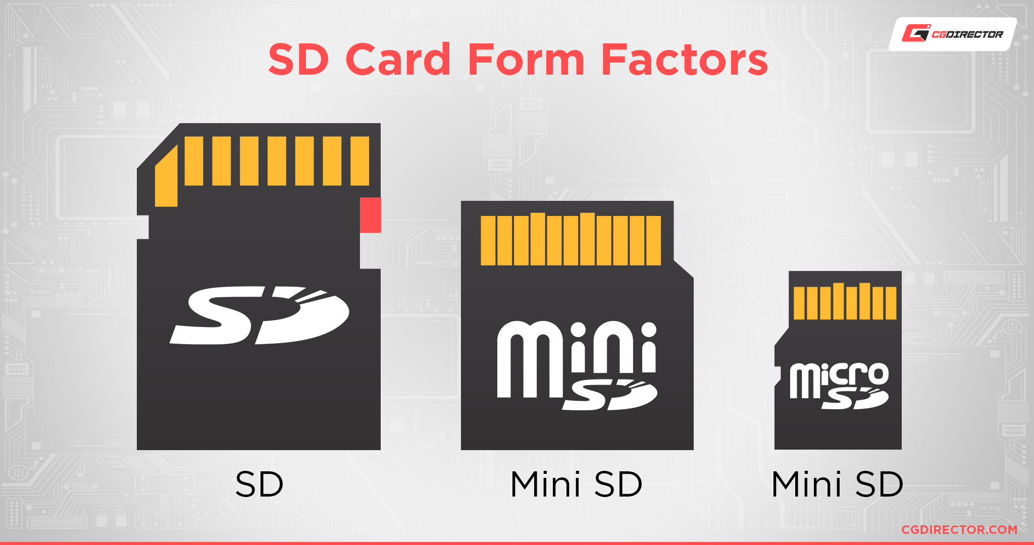 SD Card Form Factors