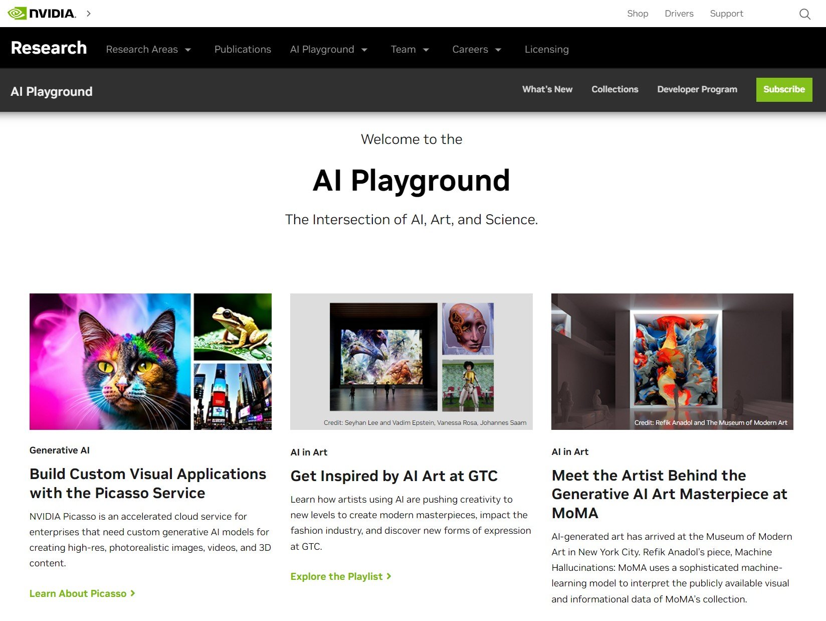 Nvidia AI Playground