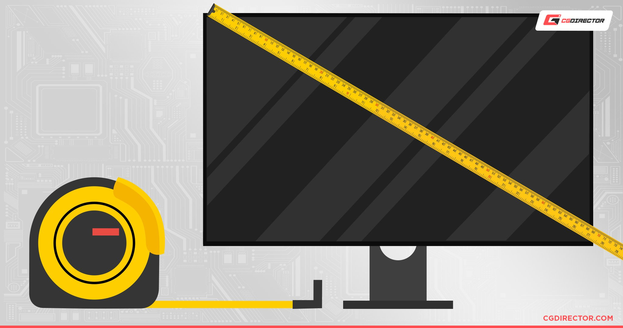 How to Measure your Monitor - Tape Measure