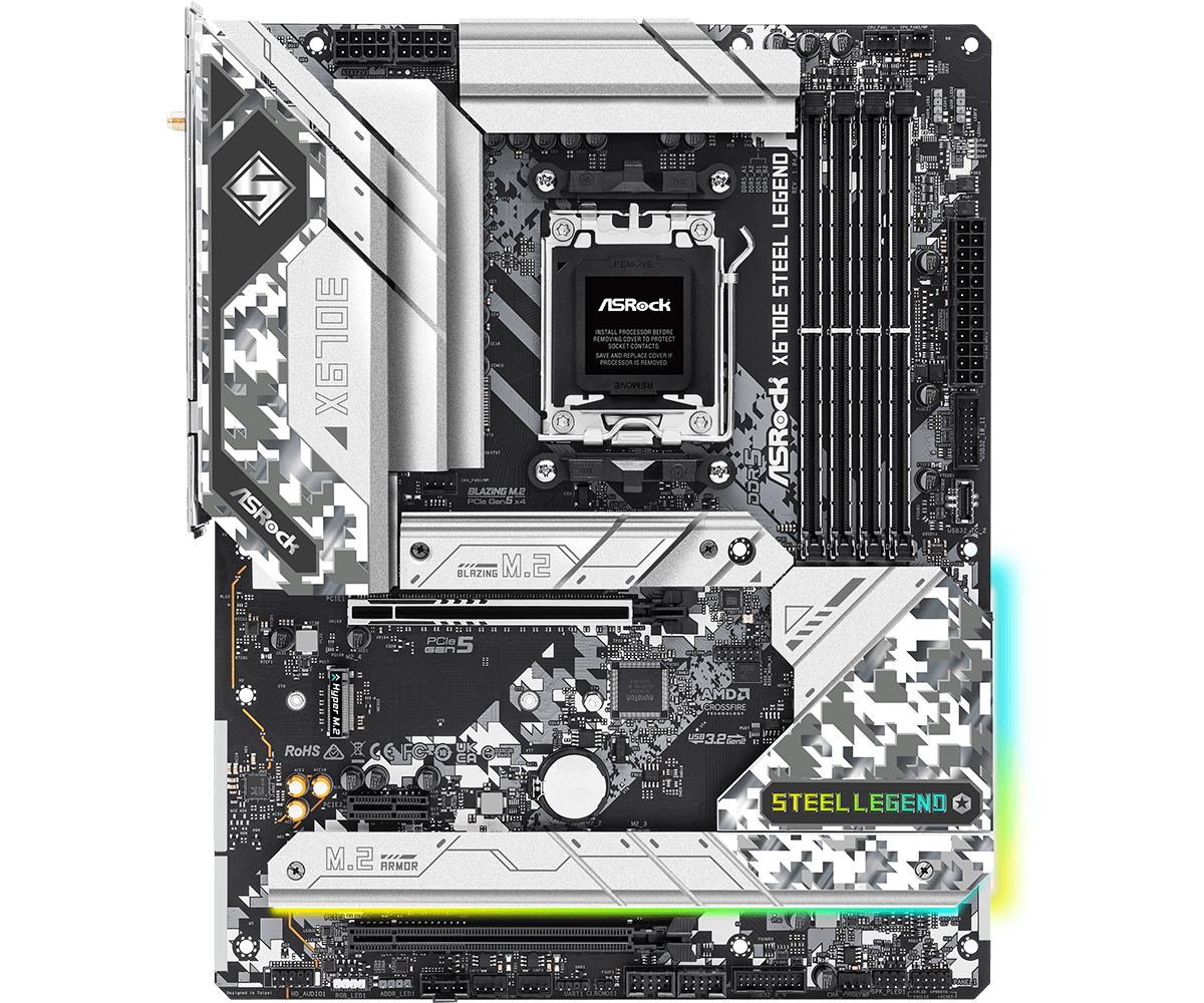 ASRock X670E Steel Legend ATX Motherboard Hero