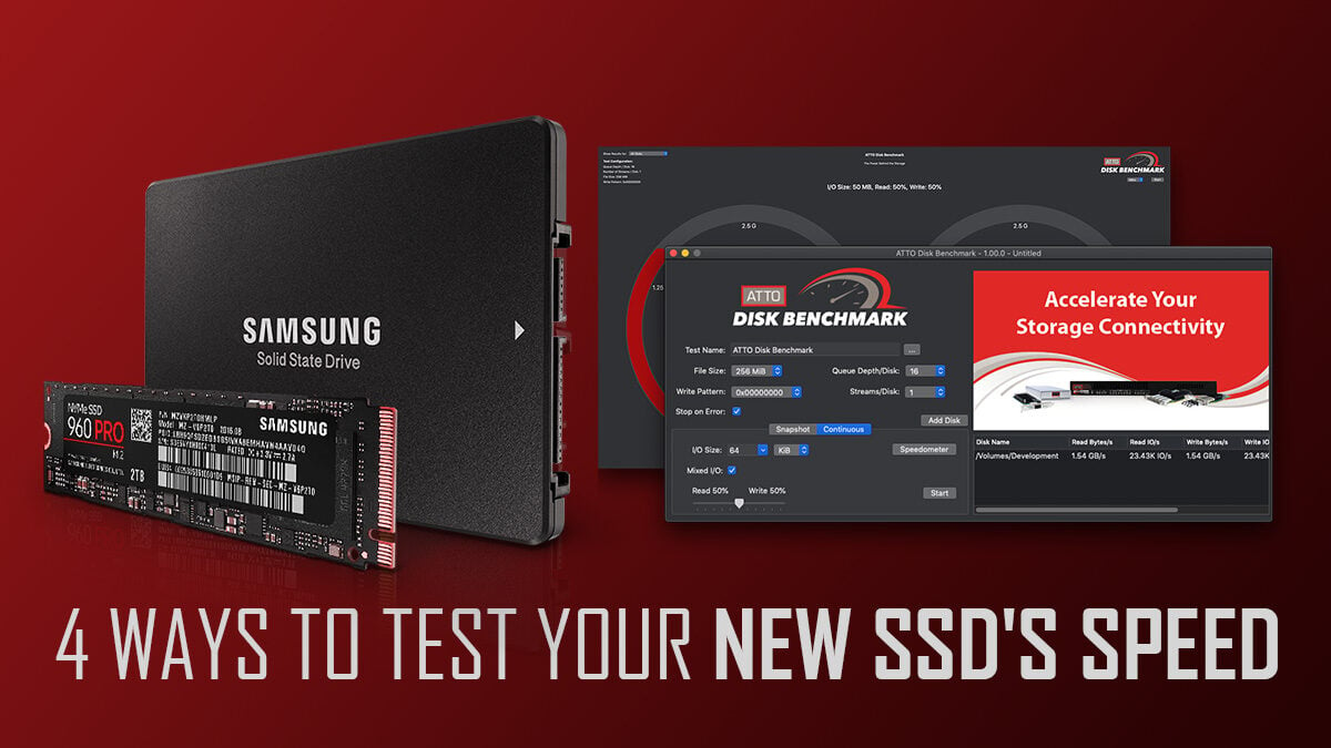 4 Ways To Test Your New SSD’s Speed & Performance