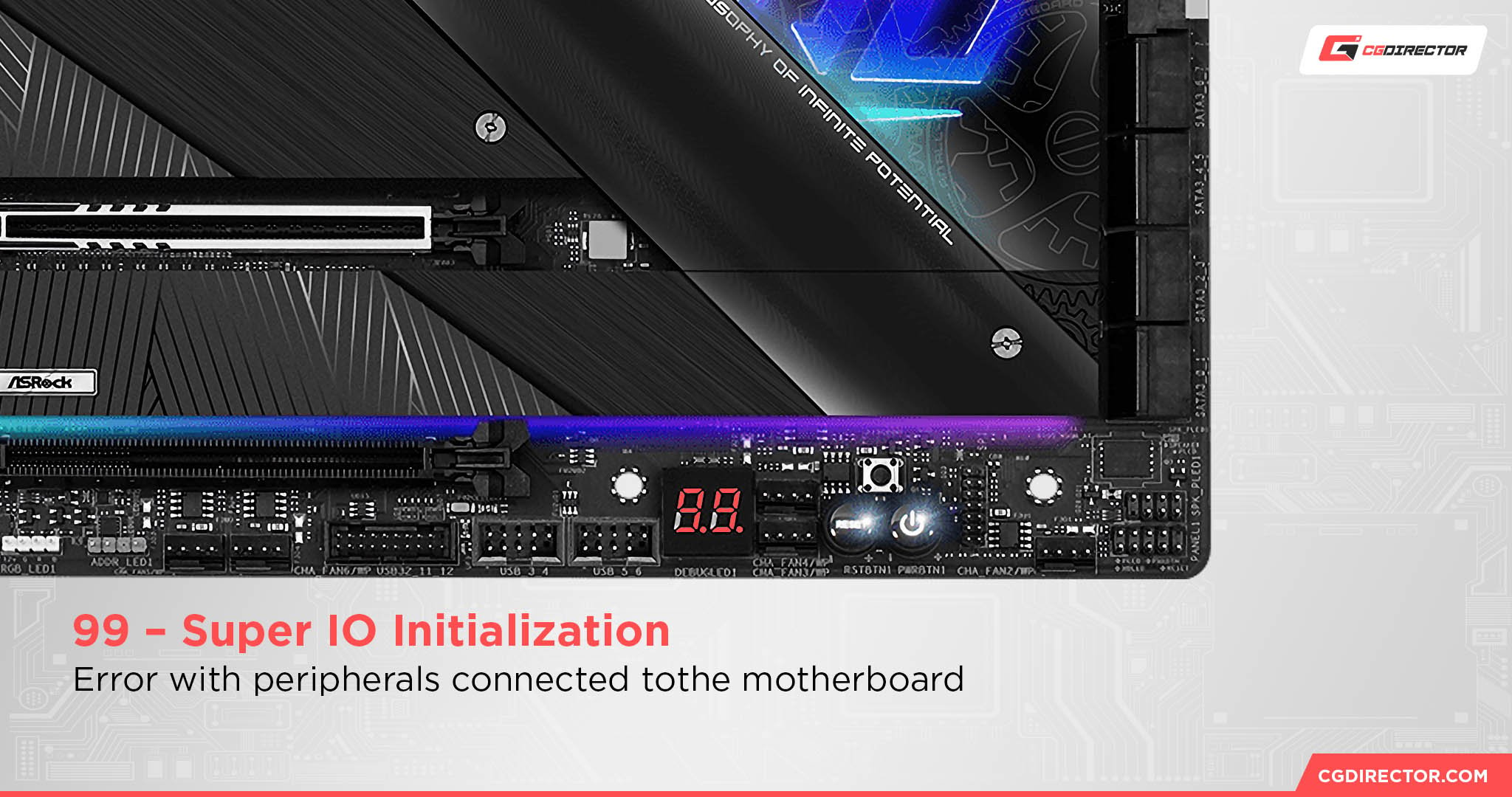 ASRock Debug LED 99 - Super IO Initialization