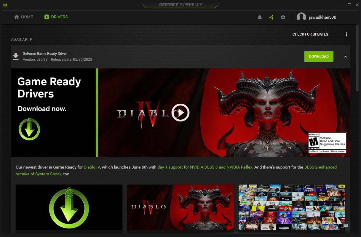 Geforce Game Ready Drivers