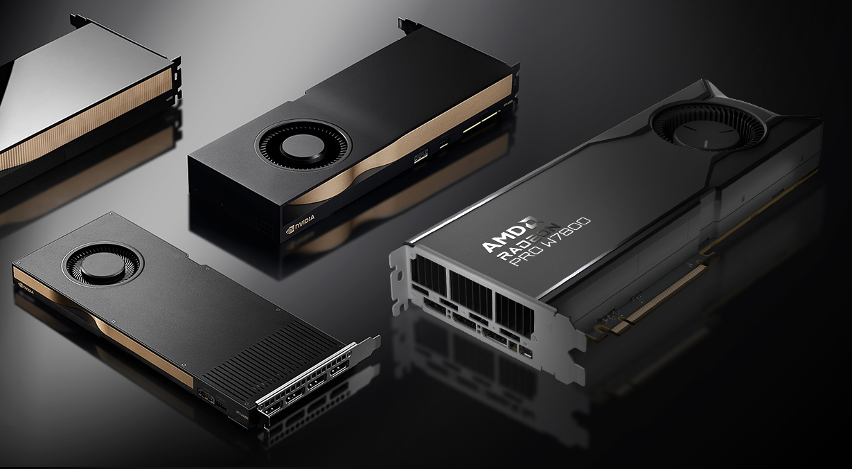 Nvidia срещу AMD Pro GPU