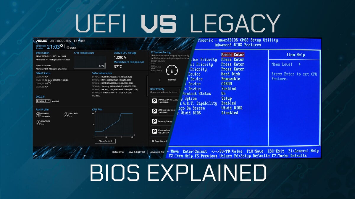 UEFI vs Legacy BIOS & Boot Mode Explained