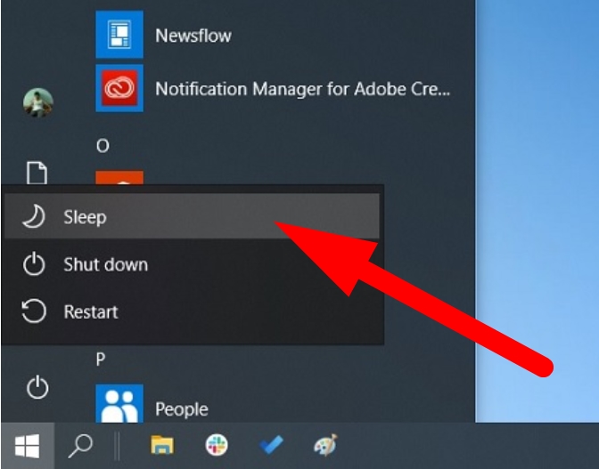 Windows Sleep Mode