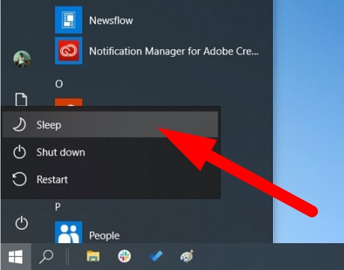 Windows Sleep Mode