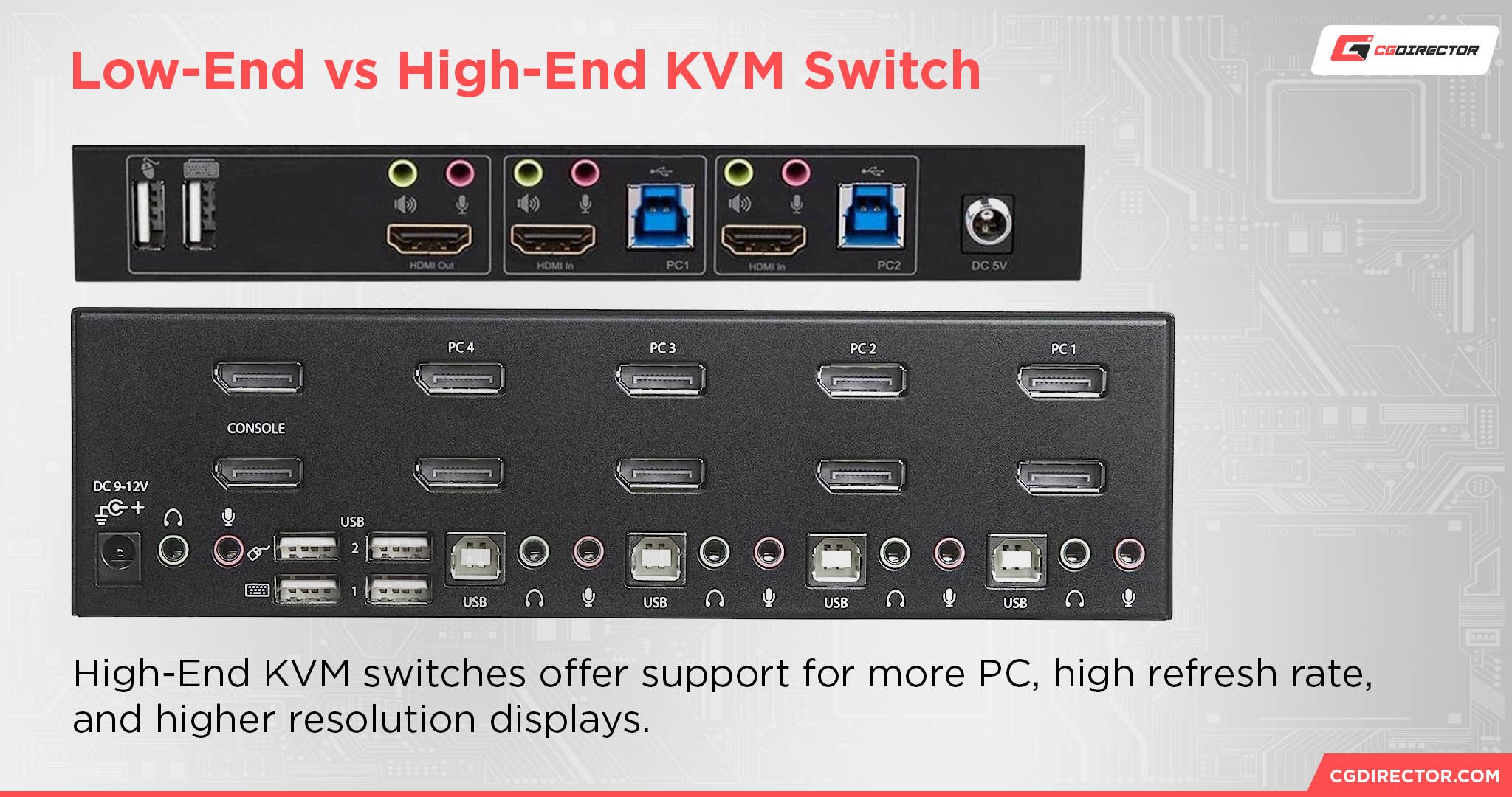 Low-End vs High-End KVM Switch