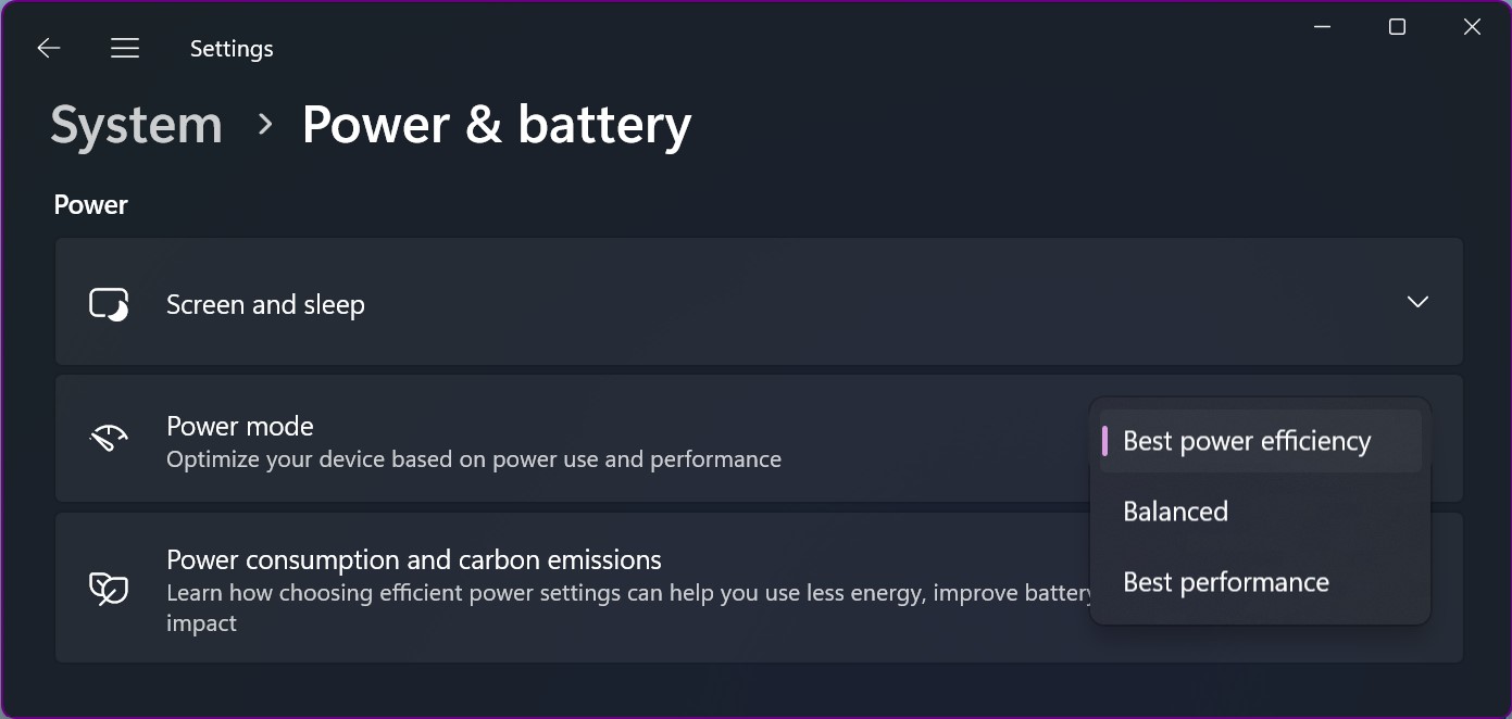 Power Saver Mode on Laptops