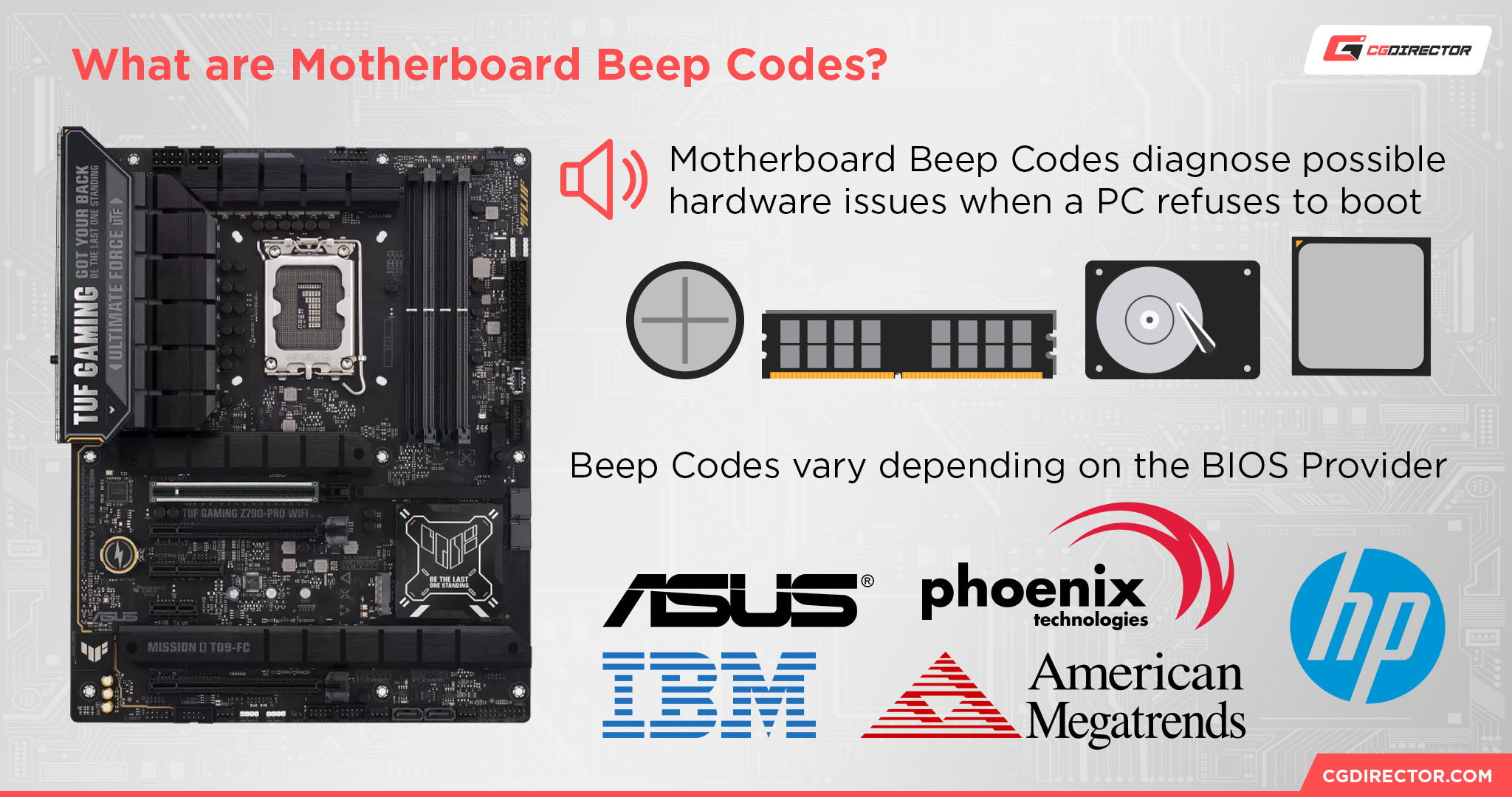 What are Motherboard Beep Codes