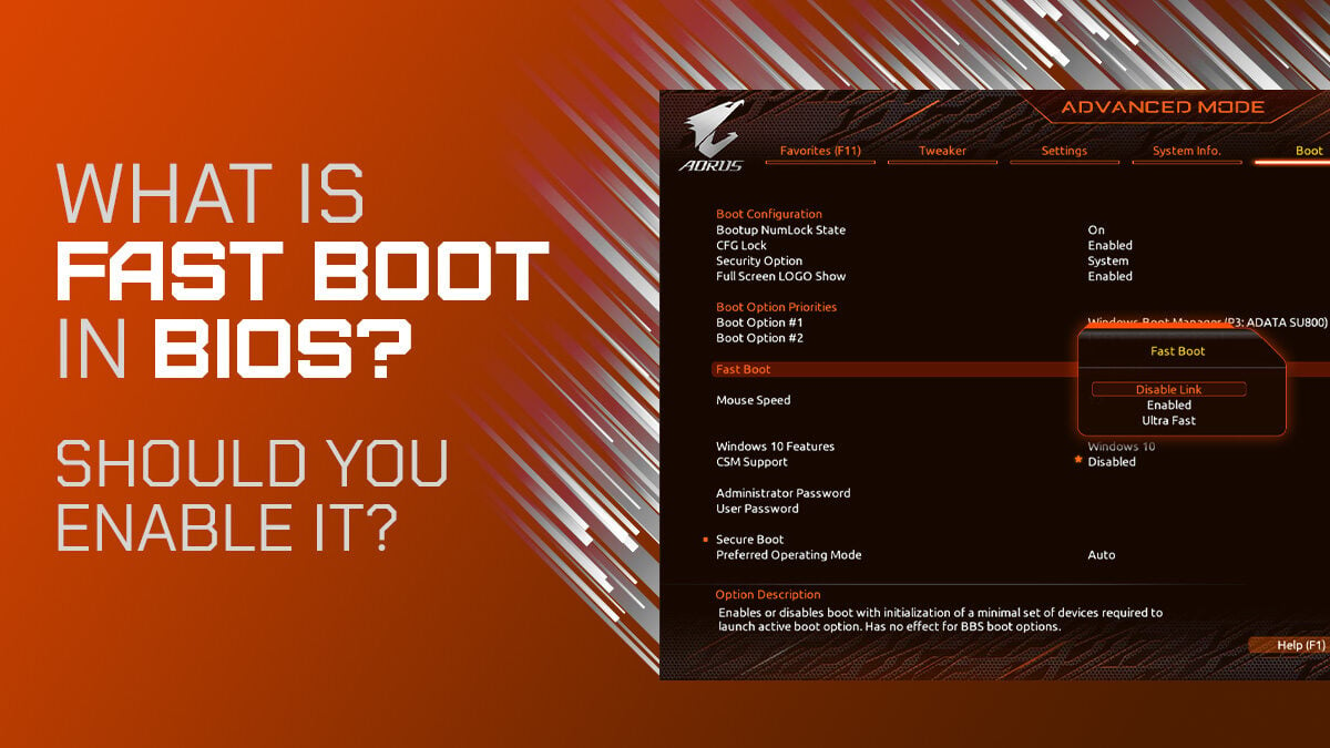 What is Fast Boot in BIOS and Should You Enable It?