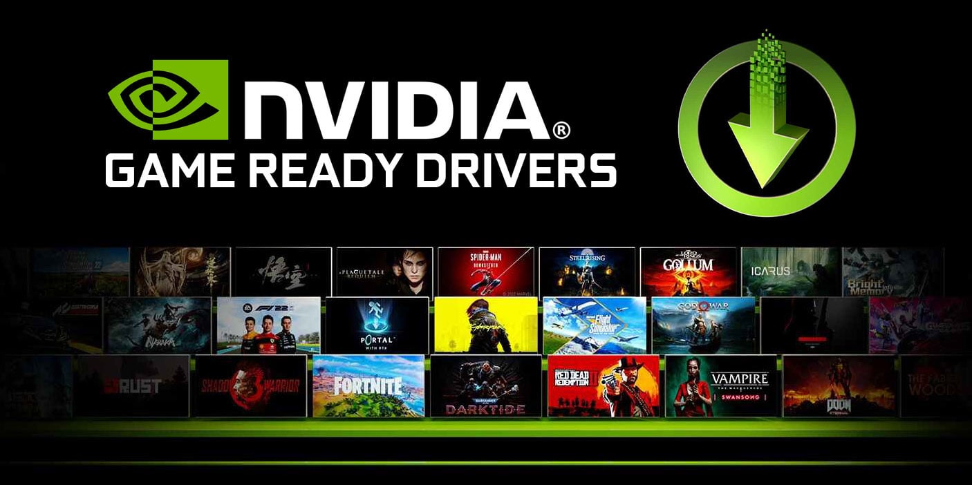 Controladores listos para juegos de Nvidia