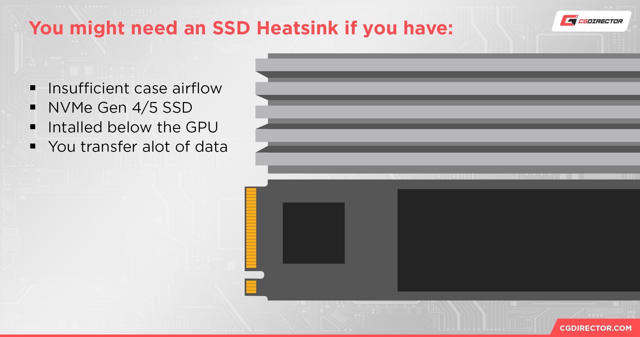 You might need an SSD Heatsink if you have