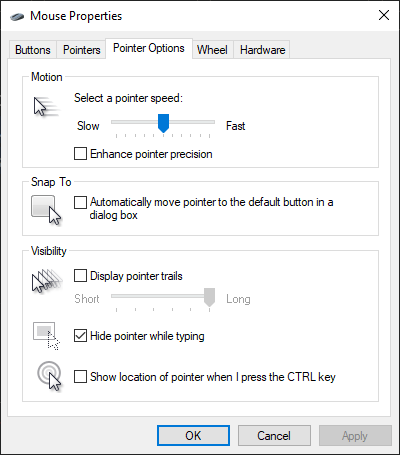 Pointer Options