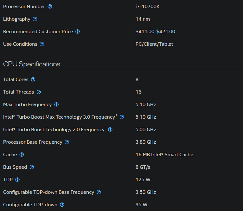 check overclocking - cpu clocks manufacturer site