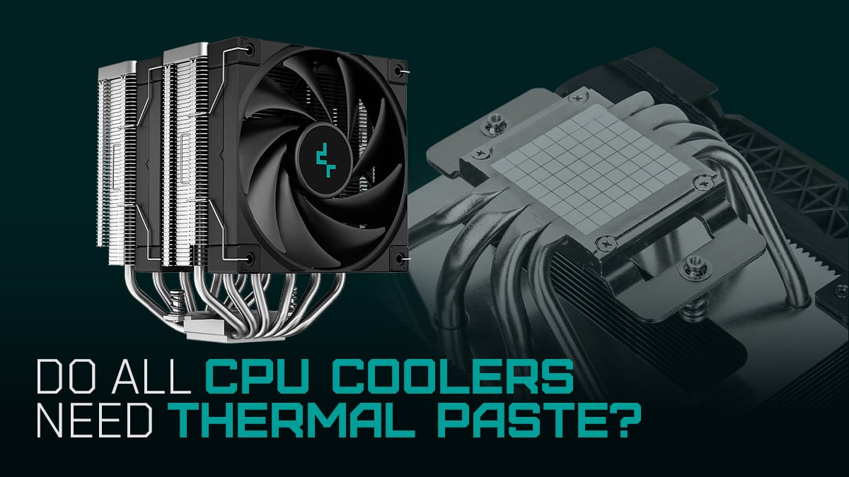 Do CPUs come with thermal paste?