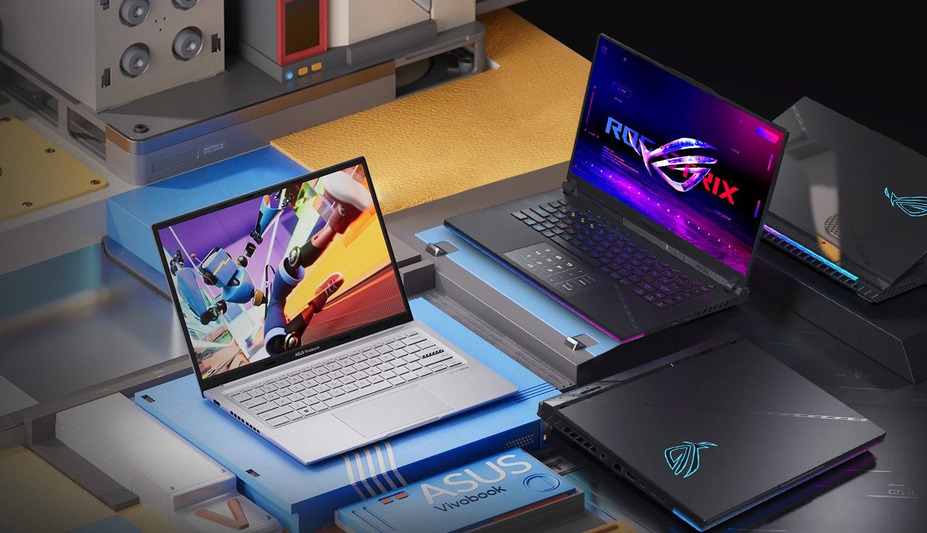 Vivobook and Rog Strix laptop