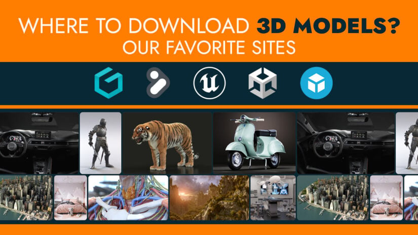 Where to Download 3D Models? Our Favorite Sites for 3D Artists